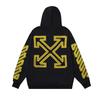 1243 Off-White 2025 Autumn/Winter New Tape Measure Arrow Ruler Tape Printed Hoodie Men's and Women's Hoodie