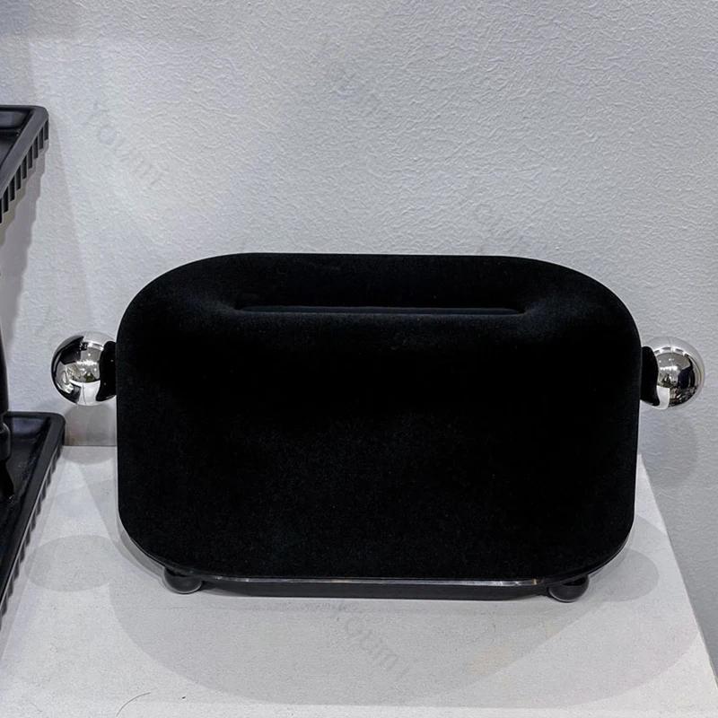 Retro Olive Green Tissue Box Holder Creative Desktop Decor Velvet Napkin Storage Box Living Room Decoration Tissue Boxes