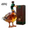 Unique Whiskey Decanter Duck Decanter Straight Bourbon Glass Bottle with Stopper 350ml Flavor Sealing Novelty Liquor Dispenser for Home Bar