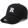Summer Alphabet Women'S Outdoor Soft Top Baseball Cap Fashion Simple Korean Sunshade Sun Protection Dad Hat For Men