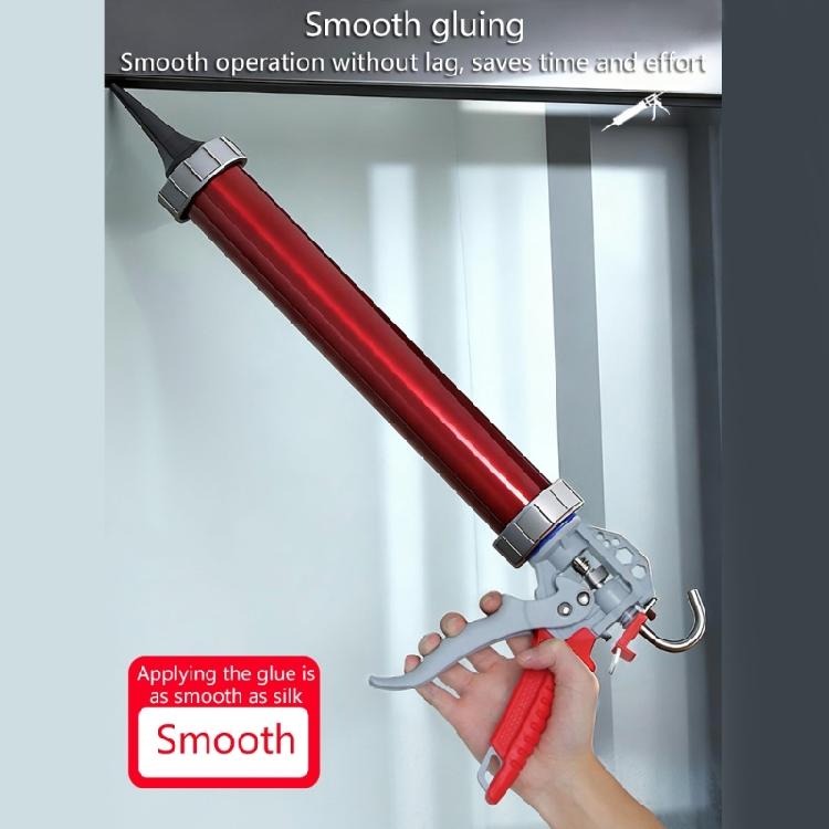 Labor Saving Caulking Applicator with Automatic Cut Off Mechanism bidirectional Use round Bagged Adhesive Ready Strong Construction 660g Weight