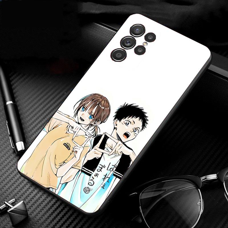 Phone Case For Samsung Galaxy S26 S25 S24 S23 S22 S21 Ultra S24 S23 S22 S21 S25 Plus S24 FE Blue Box Chinatsu Taiki Hina Chono