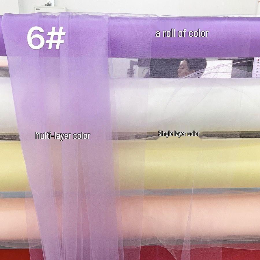 Macaron Sheer Curtain - DIY Decoration for Kindergarten & Festival Chair Environment Creation, Free Shipping