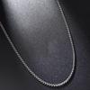 Men's Trendy Titanium Steel Square Snake Chain Necklace