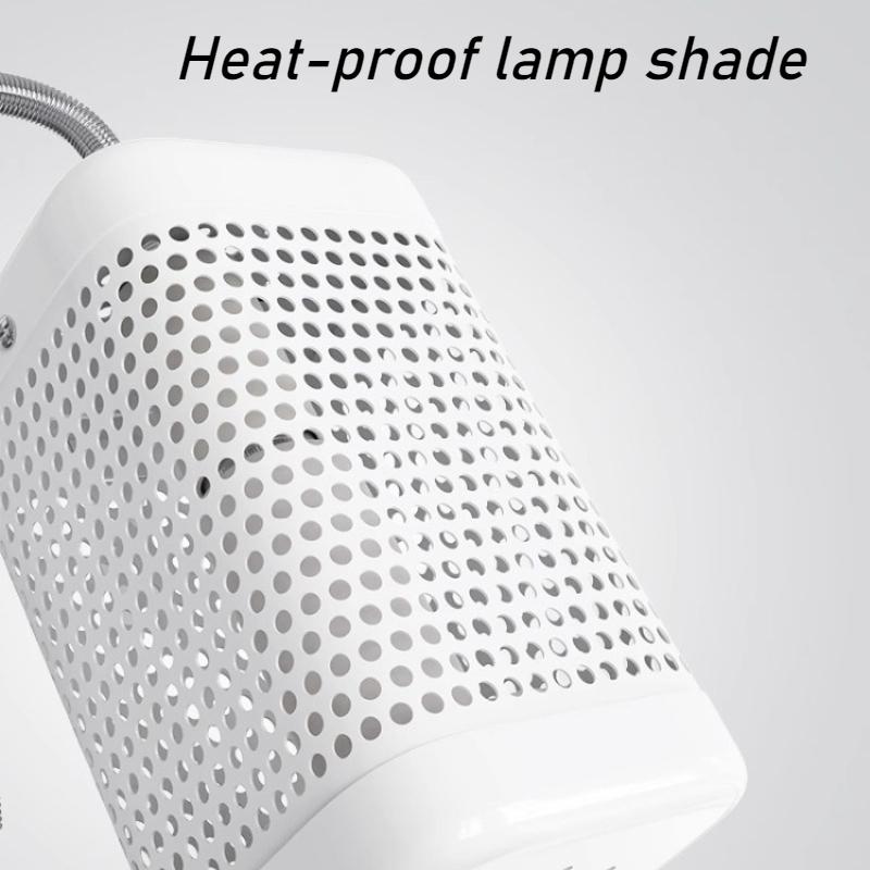 Lampada Termica per Pappagalli con Paralume Scatola di Allevamento in Ceramica Lampada Riscaldante da Appendere Luce Riscaldante a Infrarossi Gabbia Lampade Riscaldatore per Uccelli Piccoli Animali Domestici