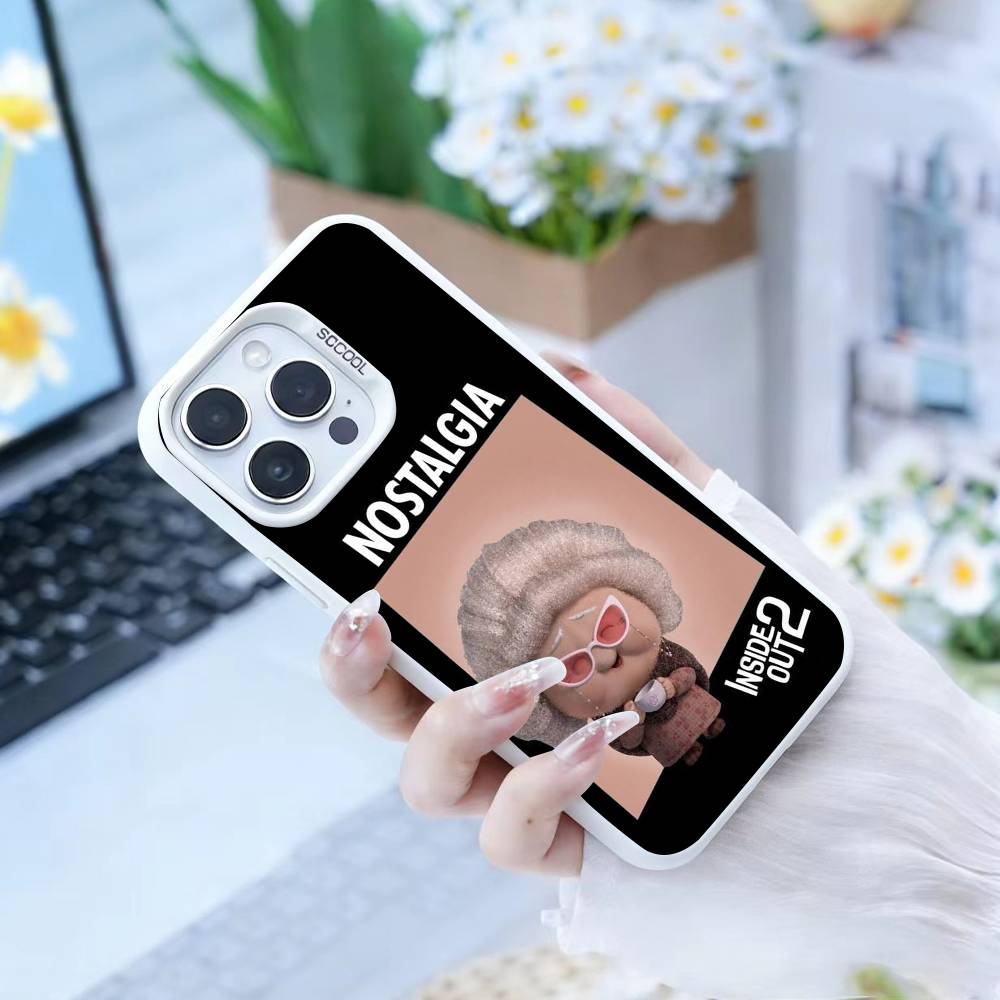 

Adventure Anime Inside Out Phone Case For IPhone 16 17 15 14 12 13 Pro Max white Color Shockproof Cover iPhone15promax