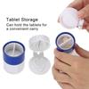 3 IN 1 Pill Cutter Tablet Crusher Pill Organizer Storage Box Medicine Grinder