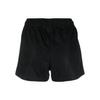Adidas Originals Trefoil Logo Embroidered Pattern Elastic Waist Straight Leg Shorts Women Shorts Black HC4577