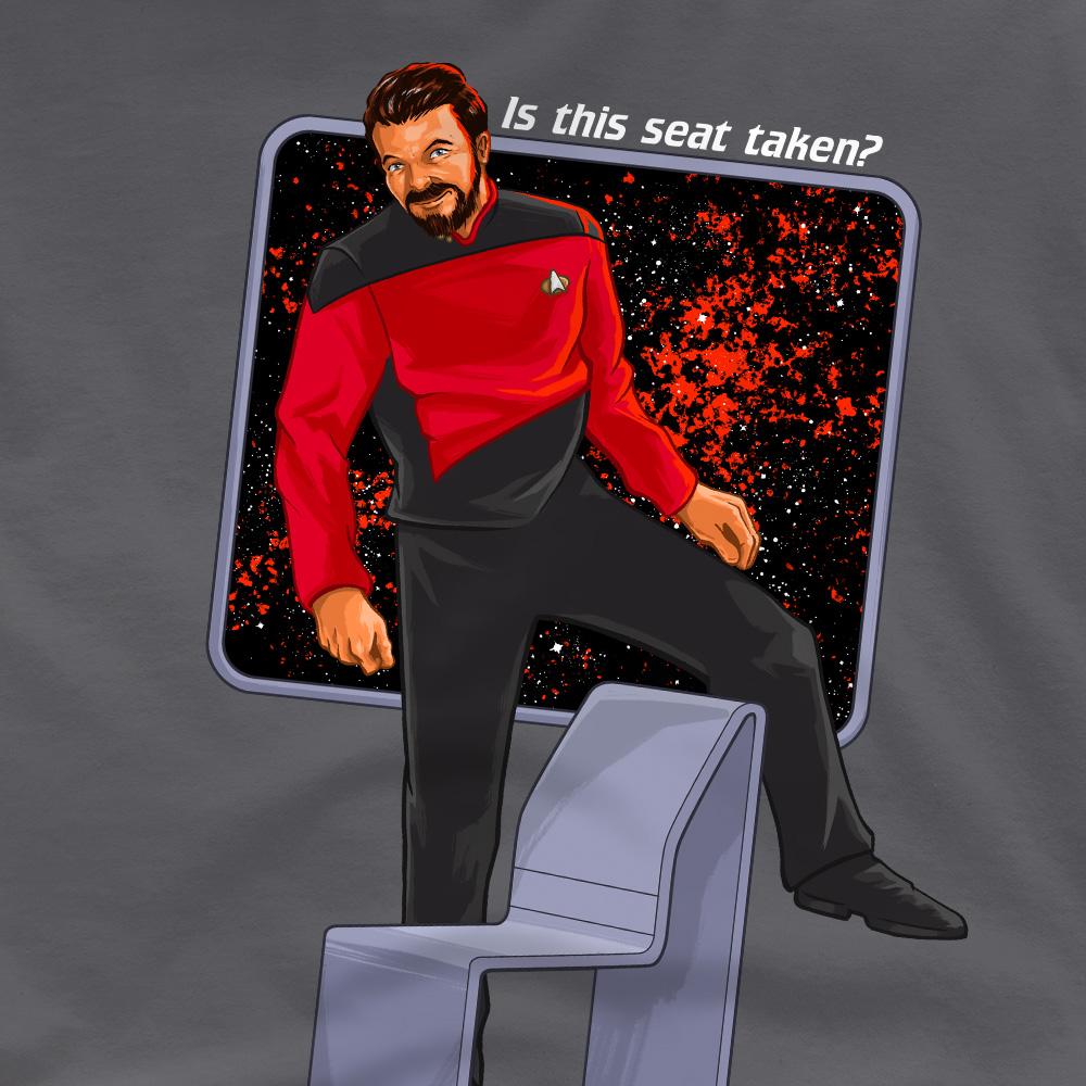 STAR TREK Mens Is This Seat Taken T-Shirt