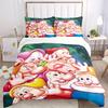 3pcs Seven Dwarfs Bedding Set 1 Soft Quilt Cover + 2 Pillowcases, Machine Washable Suitable for All SeasonsS084