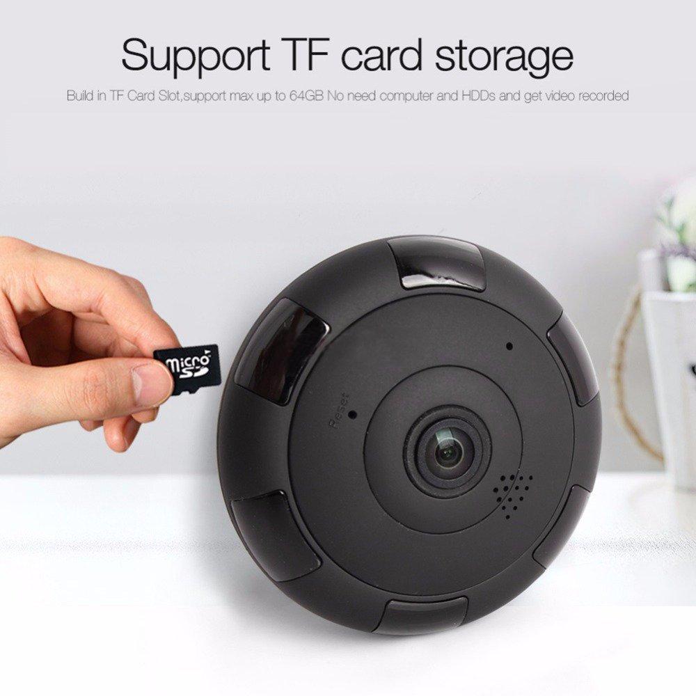 Buy 1080P HD Mini 360 Degree Panoramic Wifi Wireless IP Camera
