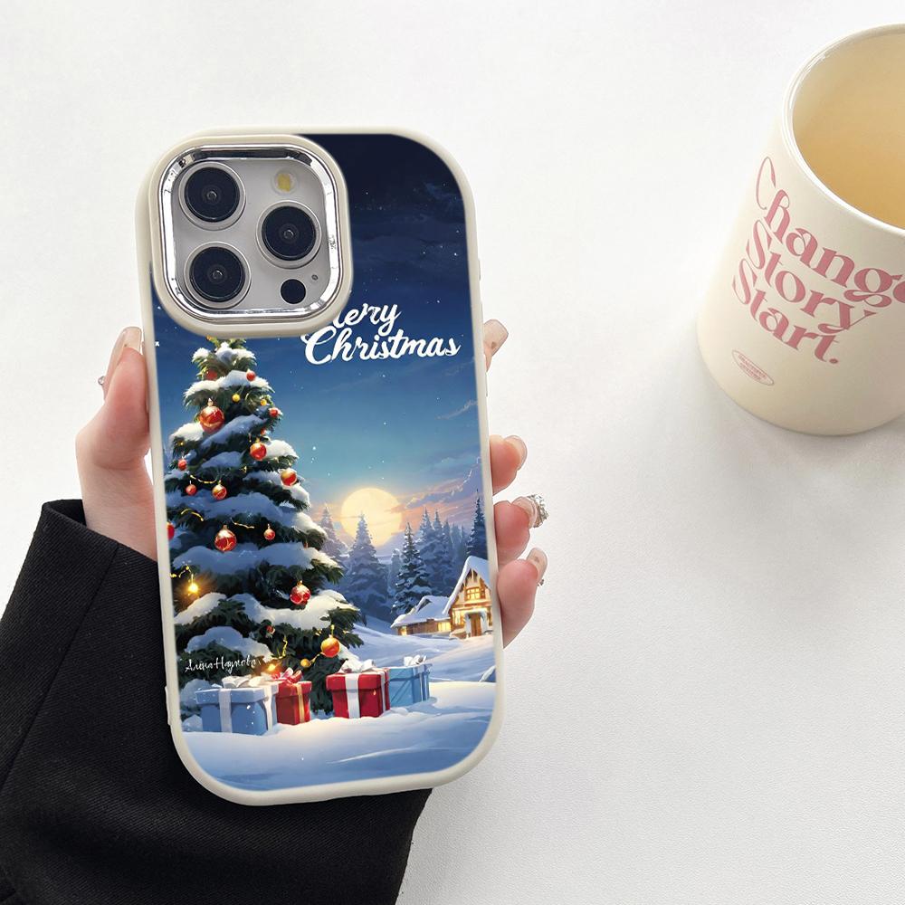 N110 С Новым годом Счастливого Рождества Снеговик Мягкие чехлы для телефонов Samsung S24 — фото 11