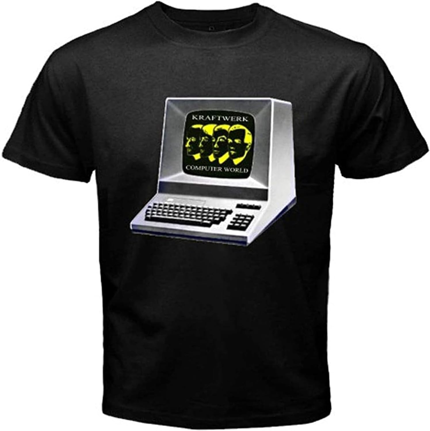 Kraftwerk Computer World Electro Men s Fashion Graphic Tee Men T Shirt S