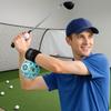 Golf Swing Training Aid with Wrist Strap Non-Slip for Indoor, Golfers