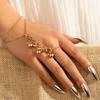 Punk Cool HipHop Chain Tassel Rings for Women Multi-layer Adjustable Open Finger Rings Set Party Gift Jewelry 1