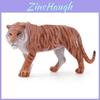 Pvc Tiger Model Static Collectible For Kids Educational Display