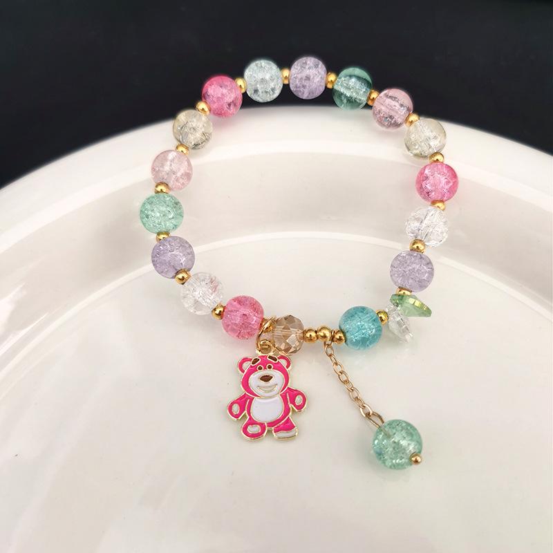 Kuromi Colorful Popcorn Crystal Beaded Bracelet - Christmas Hot Sale for Students & Besties