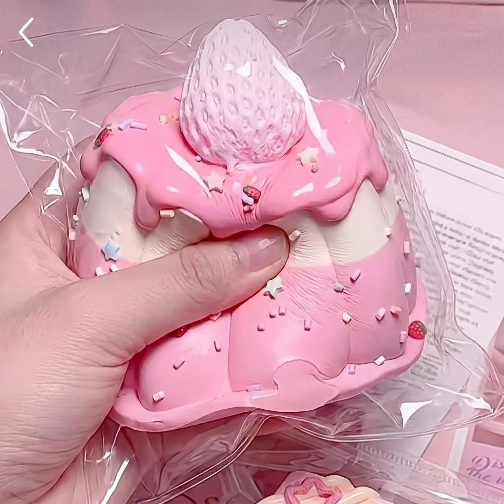 Slow Rebound Silicone Squishy Toy Pudding Shape Fidget Toy New Squeeze Toy For Party Favors
