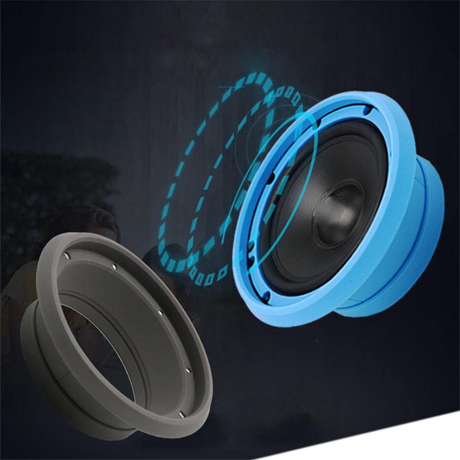 2pcs Car Speaker Baffle Waterproof Silicone Cover for 6.5 Inch Coaxial Speakers