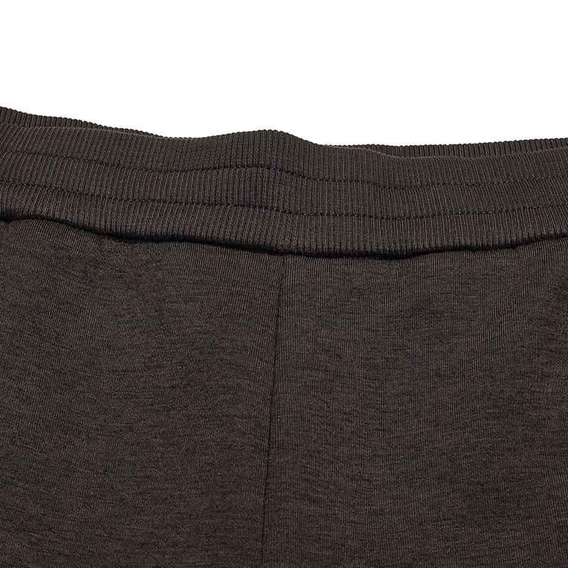 Fila White Classic Simple Versatile Comfortable Breathable Knitted Straight Loose Casual Pants Women Bottoms Black F11W543602FDR
