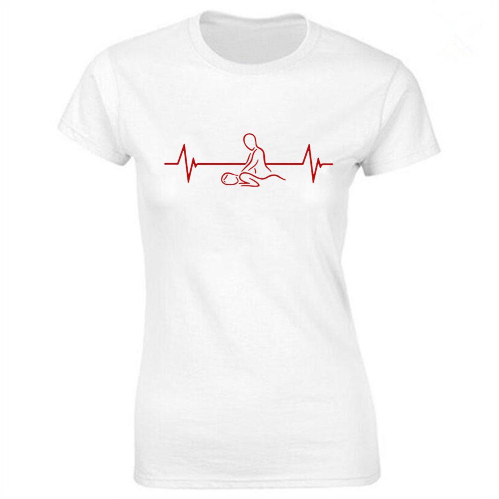 Massage Therapist Print Cotton Casual Tshirt Women Funny T Shirt for Lady Streetwear Regular Top Tee