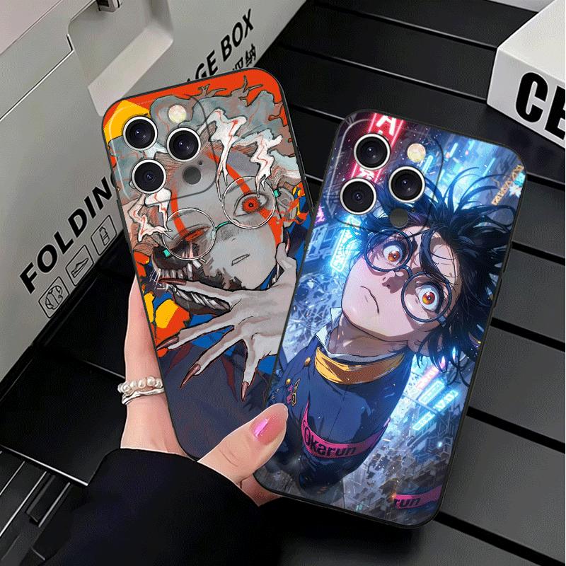 D-Dandadans Okarun Anime Soft Phone Case for iPhone 16 16E 17 Air 15 Pro Max 14 Plus 13 Mini 11 12 7 Black Cover Back Shell