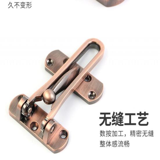Engineering Zinc Alloy Anti-theft Buckle, Hotel Anti-theft Chain Buckle, Household Bedroom Door Latch