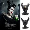 Urocza maska nakrycie głowy z rogami Maleficent 2 z 2019 roku idealna na Halloween i cosplay