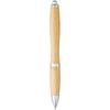Bamboo pen "Nash" (blue ink) Natural