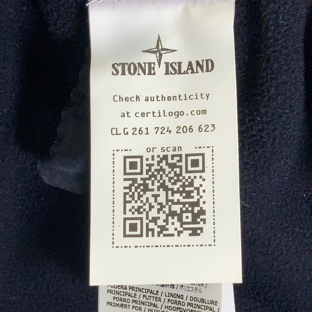 STONE ISLAND [Domestically Authorized] 751541131 DAVID LIGHT-TC WITH MICROPILE Cargo Pocket Hooded Jacket Jacket M NavyUsed