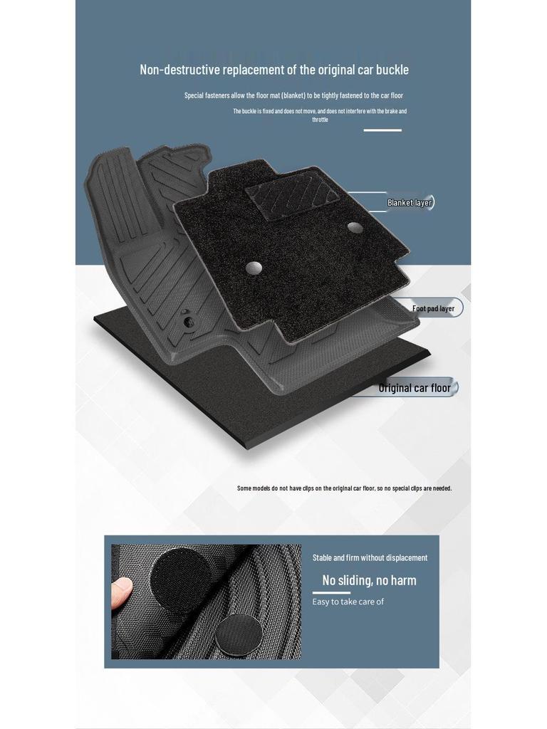 Custom TPE Floor Mats for 2023-2024 Lexus RX, Including Trunk Mat