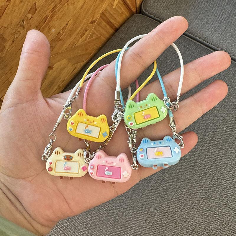 Creative Mini Simulation Games Console Pendant Cartoon Dress Up Toy Dollhouse Decoration Accessories For Doll Neck Ornament