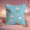 Pastel Rainbow Dream Cushion Cover Premium Comfort Reversible Pillow Cove Two in One Design for Any Room  Car Interior