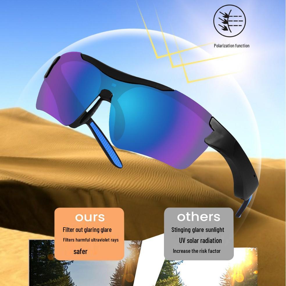 AI-Enhanced Windproof Sports Glasses: Trendy Cycling and Ski Goggles with Superior Sound Quality
