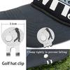 Clip magnético para gorra de golf, marcador de pelota de golf, ideal para golfistas masculinos y femeninos, sombreros, pantalones, bolsos, viseras, cinturones, clip metálico, accesorios de golf, regalo para entusiastas.