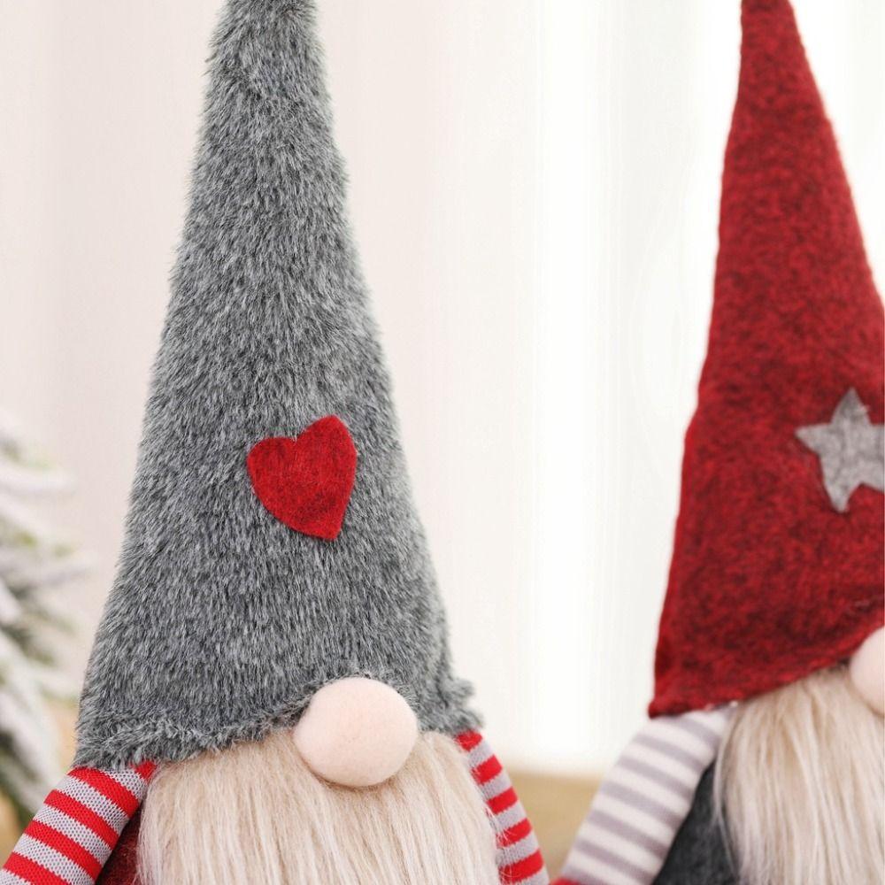 Faceless Elf Faceless Elf Doll Non-woven Forest Man Doll Christmas Doll Ornaments  Christmas