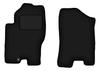 Front Black Floor Mats For: Nissan Pathfinder 5-seat (pre-facelift) (2005-2010)