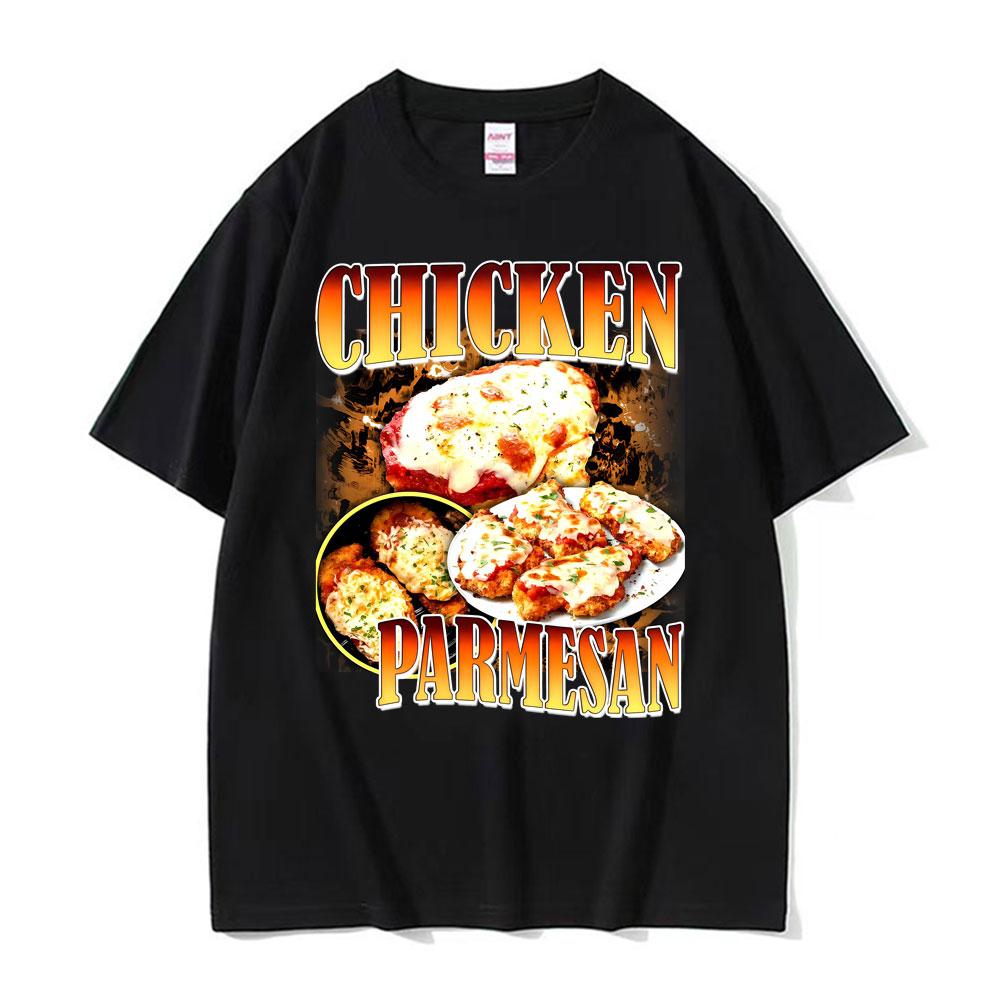 Funny Chicken Nuggets Vintage Style Meme Graphic Tshirt Men Women Hip Hop Gothic Oversized T Shirt 100 Cotton Comfort Tshirts
