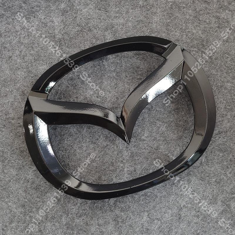 3D ABS Black Logo For 2020 2021 2022 MAZDA6 Emblem Letters Car Rear Trunk Badge ATENZA Black Red Sticker Front Accessories J6