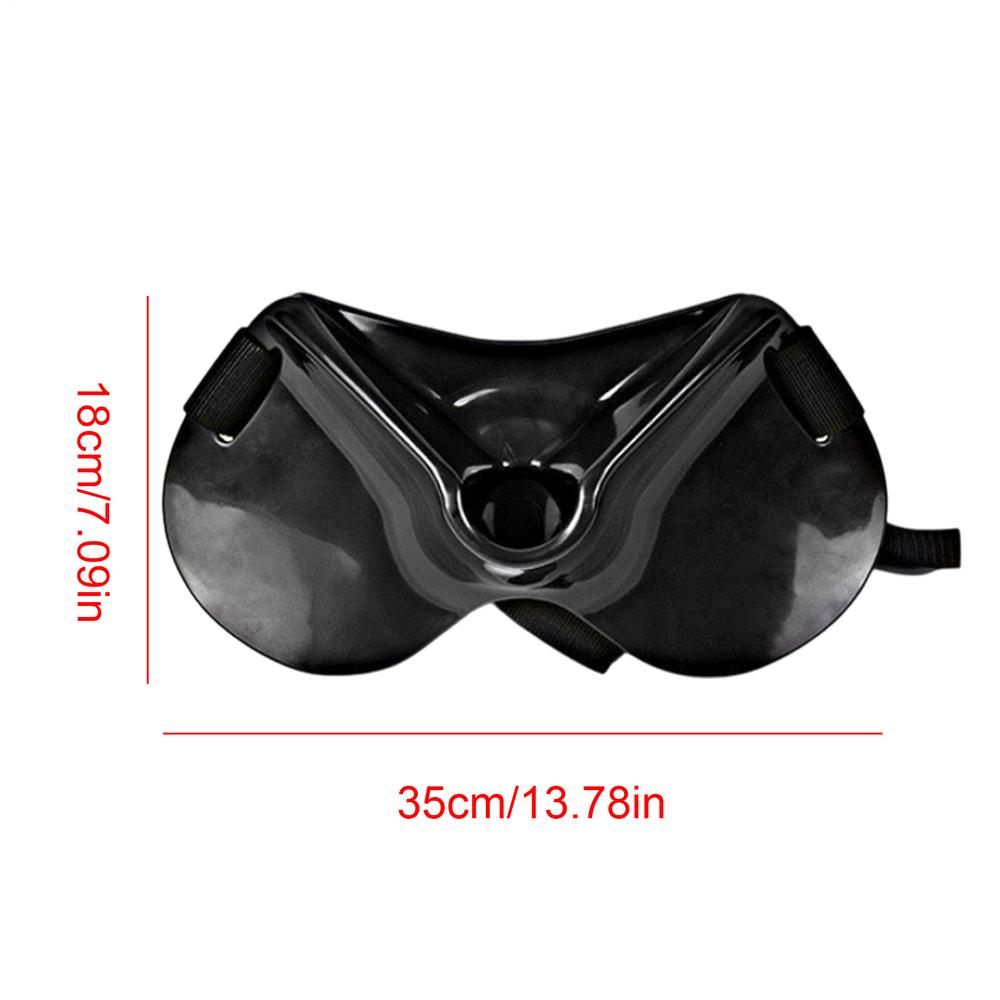 Fishing Fighting Waist Belt Adjustable Fishing Belly Belt ABS Waist Fighting Belt Padded Sea Fishing Top Waist Protection Belt чёрный