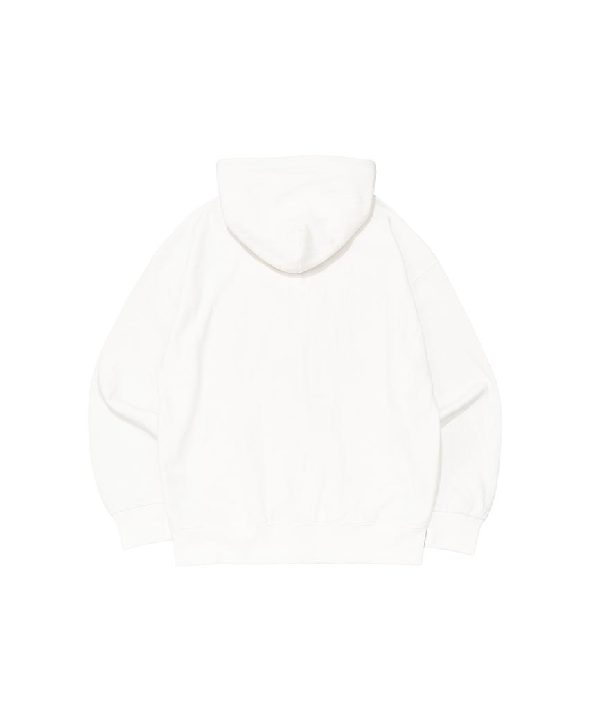 Becanvas Becanvas Special Interlock Overfit Hood Zip-Up (White)