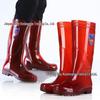 Men's Tan Quick-Dry High-Top Rain Boots - Waterproof, Non-Slip, No-Mesh Rubber Shoes
