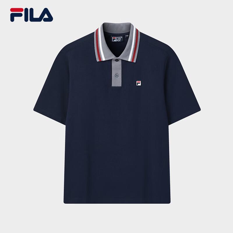 FILA Men's Jackson Yee Relaxed Fit Knitted Polo Shirt