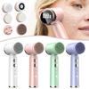 6 In 1 Sonic Facial Exfoliating Cleaner Face Wipe  Massage Machine  Skin Care Tools