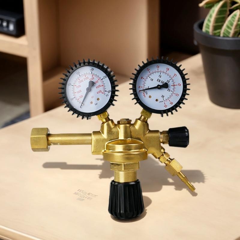 W21.8 Thread Pressure Reducing Regulator for Gas Cylinders Pressure Regulator Argon Gas Carbon Dioxide Meter