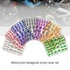 Covers Motorcycle Engine Bolts Head Caps Cover ABS for Motorbike Scooter 13mm-21.5mm Screw Nut Bolt Caps