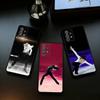 4A Jump L-Legend Phone Case For Samsung Galaxy A73,A72,A71,A70,A53,A52,A51,Soft Silicone Black Cover