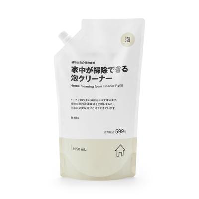 MUJI Čisticí přísady Pěnový čistič pro celý dům 84851827 Čisticí prostředek rostlinného původu, Náplň, 1050 ml,