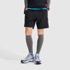 LiNing Comfortable Casual Simple Solid Color Mid Waist Sports Shorts Men Shorts Black AKSV525-1
