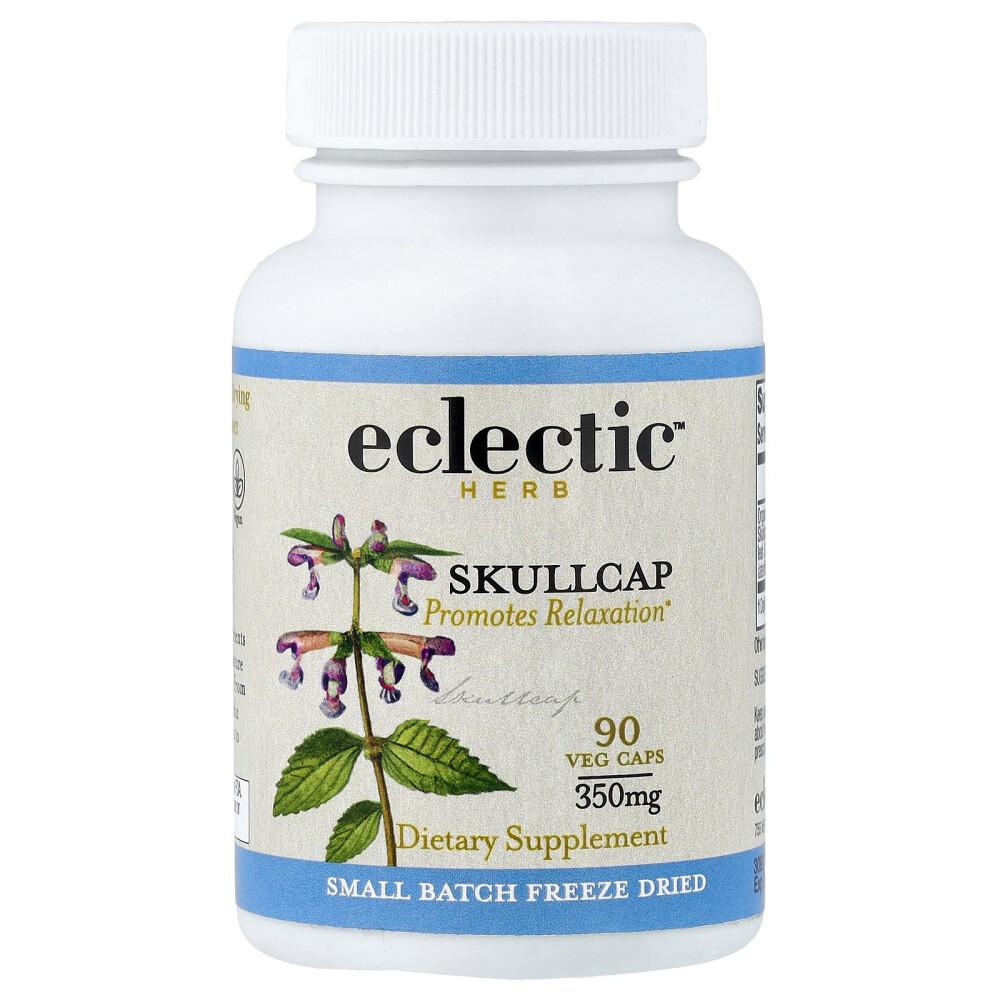 Eclectic Institute Fresh Freeze-Dried Scullcap 350mg Veggie Capsules 90 Count